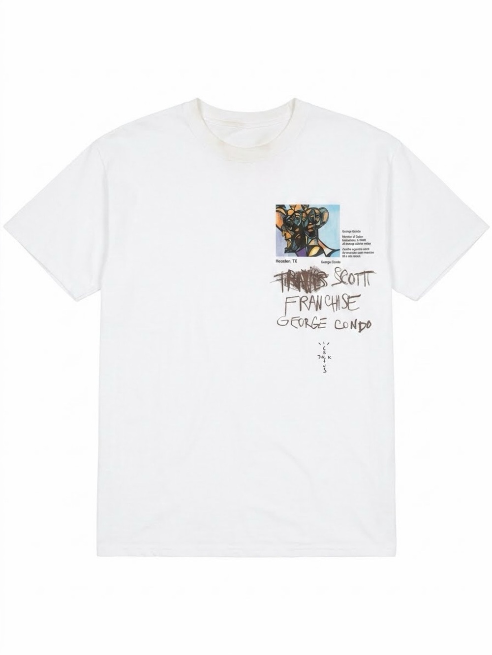 Travis Scott Cactus Jack Franchise George Condo T-Shirt - Large